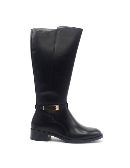 Bottes d'équitation Cinzia Soft pour femme, en cuir souple, avec boucle décorative