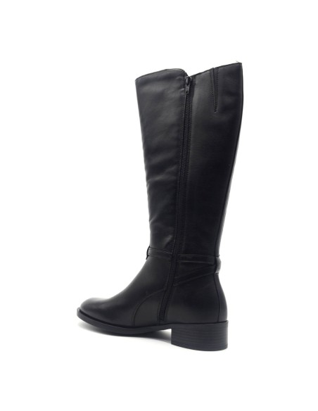 Bota de montar de piel suave para mujer Cinzia con hebilla decorativa