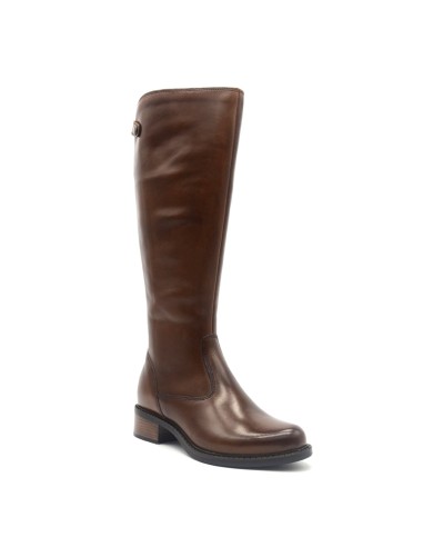 Bottes d'équitation Cinzia Soft pour femmes, en cuir souple avec élastique