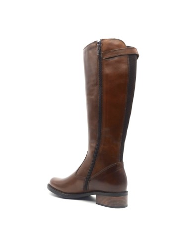 Bottes d'équitation Cinzia Soft pour femmes, en cuir souple avec élastique