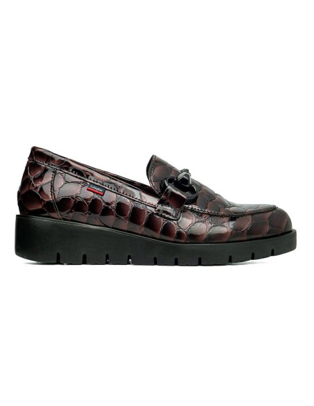 Mocassin pour femme Callaghan Bari en cuir verni imprimé