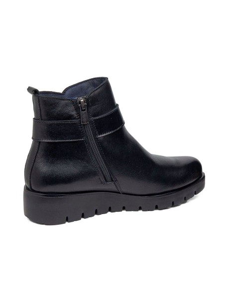 Callaghan Bari Damen-Lederstiefelette mit Schnalle