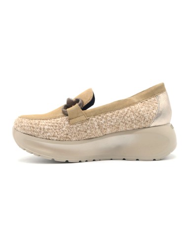 Callaghan modello Grace mocassino donna in camoscio e tessuto