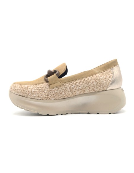 Mocassin Callaghan Grace pour femme, en daim et tissu