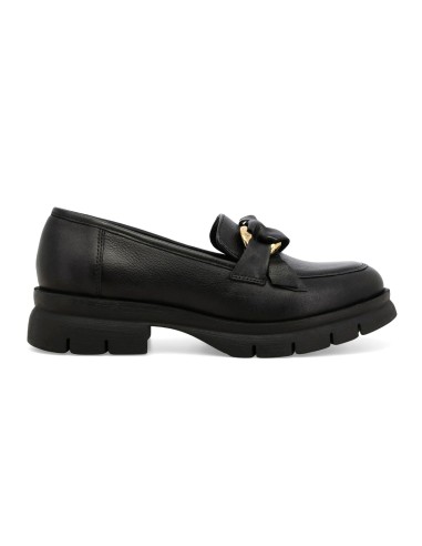 Melluso mocassino donna in morbida pelle con accessorio