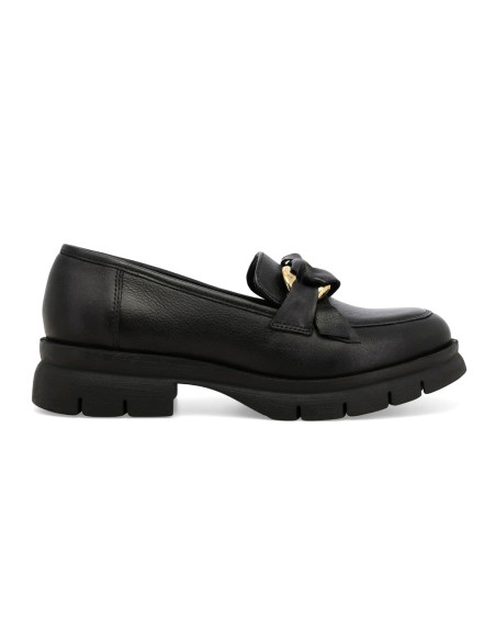 Mocassin Melluso pour femme en cuir souple avec accessoire