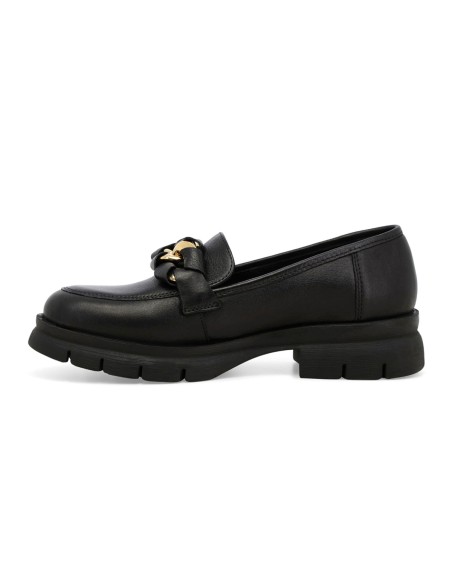 Melluso mocassino donna in morbida pelle con accessorio