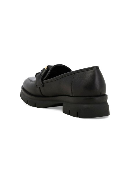 Melluso mocassino donna in morbida pelle con accessorio