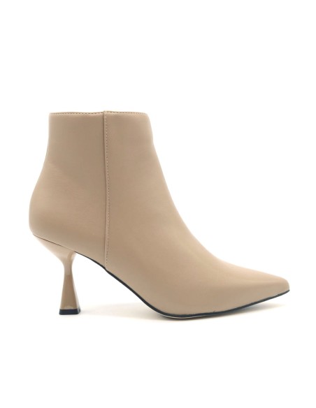 Bottines Kharisma pour femmes en similicuir avec fermeture éclair intérieure