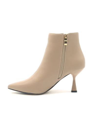Kharisma Damen-Ankle-Boot aus Kunstleder mit innenliegendem Reißverschluss