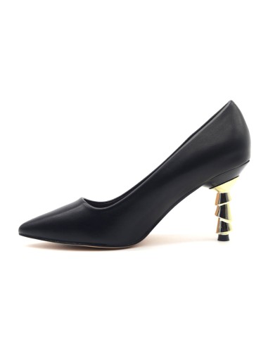 Kharisma women's décolleté in eco-leather with sculptural heel