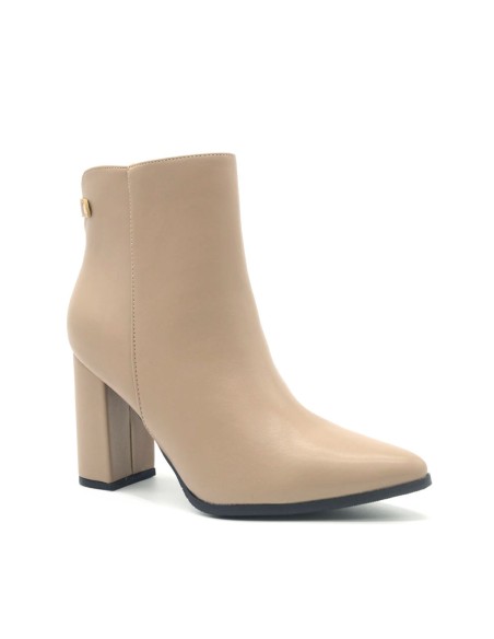 Bottines Kharisma pour femmes en similicuir avec fermeture éclair intérieure