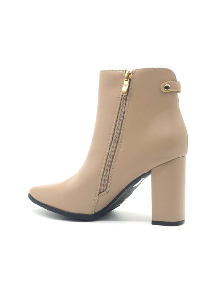 Bottines Kharisma pour femmes en similicuir avec fermeture éclair intérieure