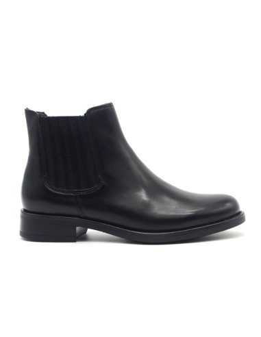 Vueva Damen-Lederstiefelette mit elastischem Seiteneinsatz