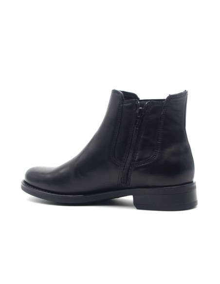 Vueva Damen-Lederstiefelette mit elastischem Seiteneinsatz