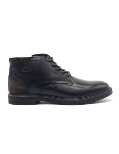 Bottines Vueva pour homme en cuir avec empiècements en daim