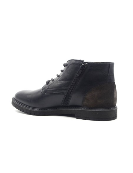 Bottines Vueva pour homme en cuir avec empiècements en daim