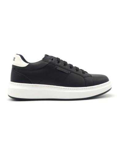 Ferré Herren-Sneaker zum Schnüren aus Öko-Leder mit kontrastierenden Einsätzen