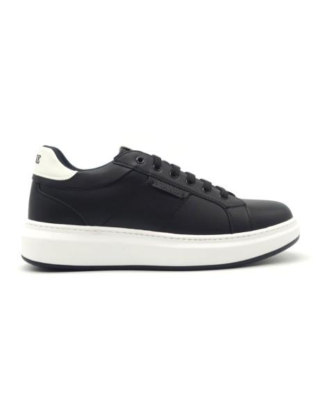 Baskets montantes à lacets pour homme Ferré en cuir écologique avec empiècements contrastants