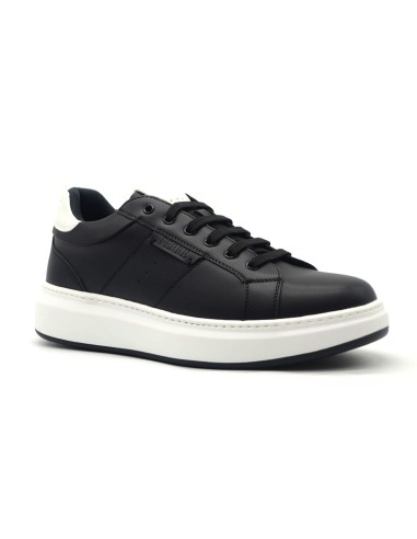 Ferré Herren-Sneaker zum Schnüren aus Öko-Leder mit kontrastierenden Einsätzen