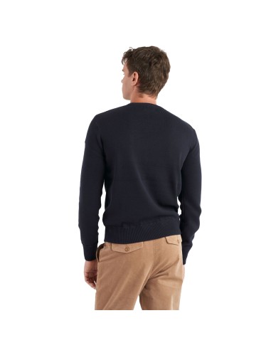 Marina Militare Herrenpullover mit Rundhalsausschnitt aus Baumwollmischung