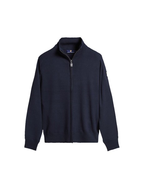Marina Militare Herrenpullover mit durchgehendem Reißverschluss