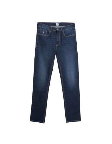 Marina Militare Men's Washed Denim Jeans with 5 Pockets