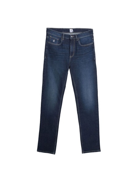 Jean en denim délavé Marina Militare pour homme, 5 poches