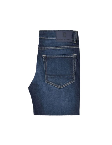 Marina Militare jeans uomo in denim lavato con 5 tasche