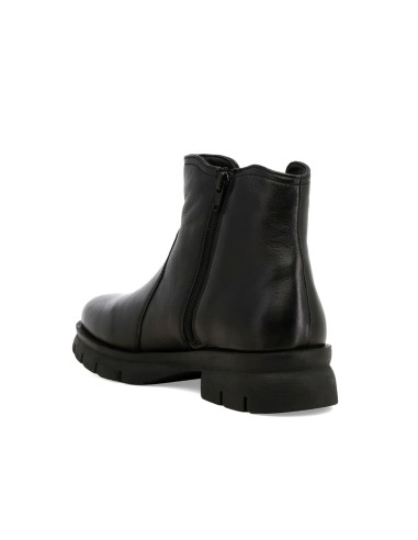Melluso Damen-Ankle-Boot aus weichem Leder mit elastischem Seiteneinsatz