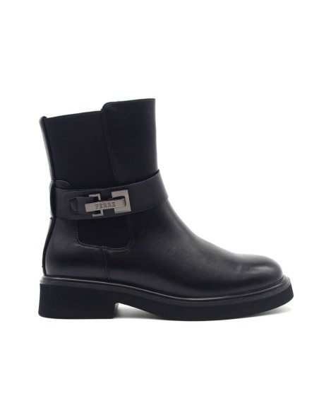 Ferré Merlot Damen-Ankle-Boot mit Schnalle