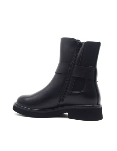 Ferré Merlot Damen-Ankle-Boot mit Schnalle
