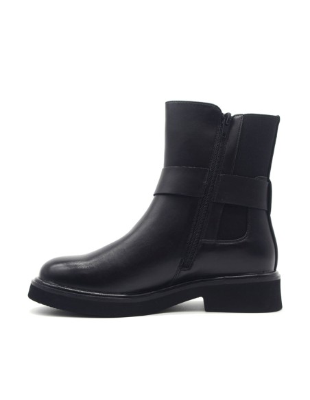 Ferré Merlot Damen-Ankle-Boot mit Schnalle