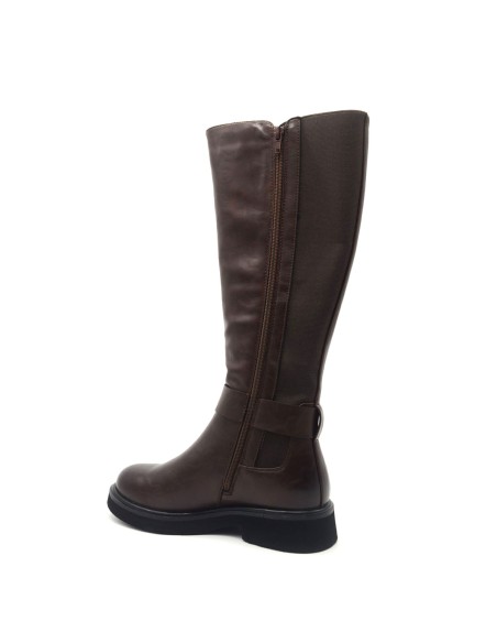 Ferré Merlot Damenreitstiefel mit Schnalle