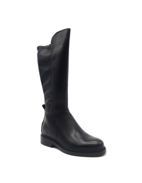 Vueva Damenstiefel aus Leder und Stretchmaterial am Schaft