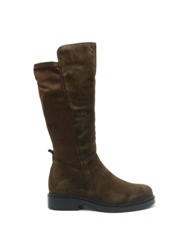 Bottes Vueva pour femmes en daim et tissu extensible