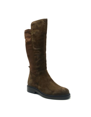 Bottes Vueva pour femmes en daim et tissu extensible