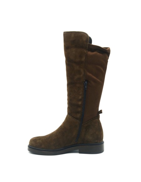 Bottes Vueva pour femmes en daim et tissu extensible