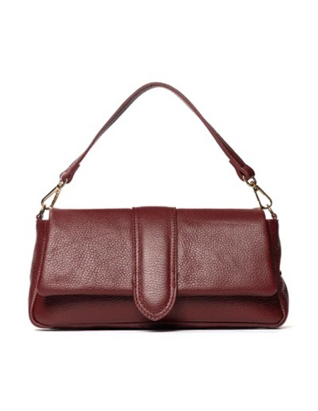 Pulicati Lady Schultertasche, hergestellt in Italien, aus Leder, für Damen