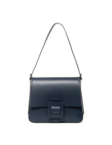Bolso bandolera Pulicati modelo Linda Fabricado en Italia para mujer en piel