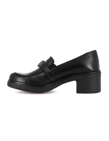 Mocassin à talon en cuir pour femme, modèle Grünland Rola