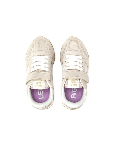 Sun68 Ally Glitter Textil-Sneaker für Mädchen aus Wildleder