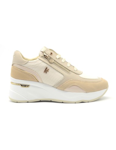 Keys Rosy model women's lace-up sneaker in suede leather