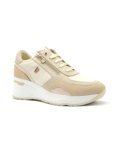 Keys Rosy model women's lace-up sneaker in suede leather