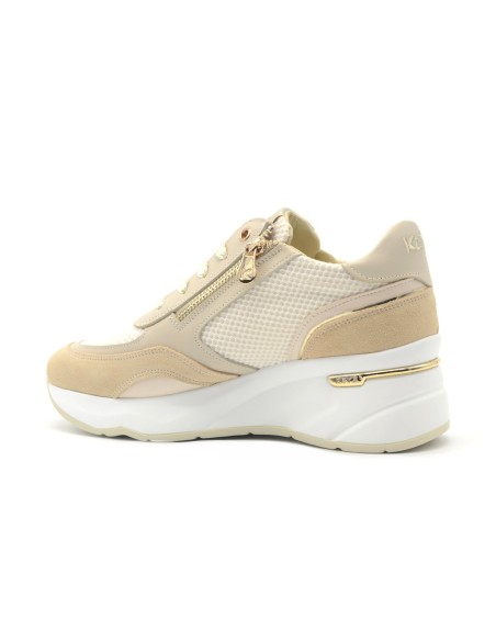 Keys modello Rosy sneaker stringata donna in pelle scamosciata