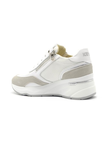 Keys Rosy model women's lace-up sneaker in suede leather