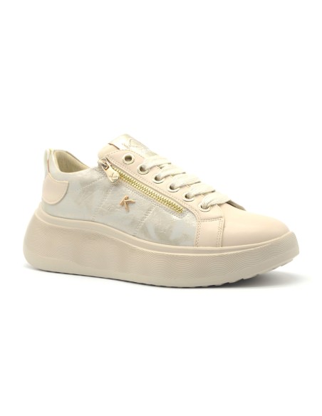 Keys Wonder model women's lace-up sneaker with platform sole
