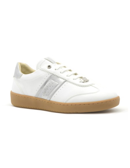 Zapatillas con cordones y aplicaciones laminadas para mujer Keys Spinny