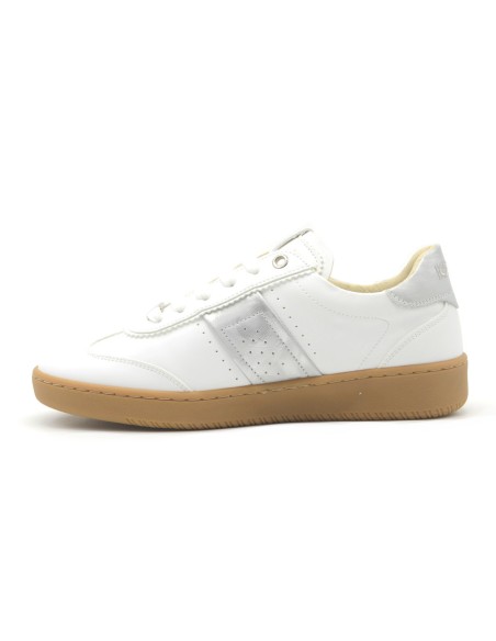 Keys modello Spinny sneaker stringata donna con inserti laminati