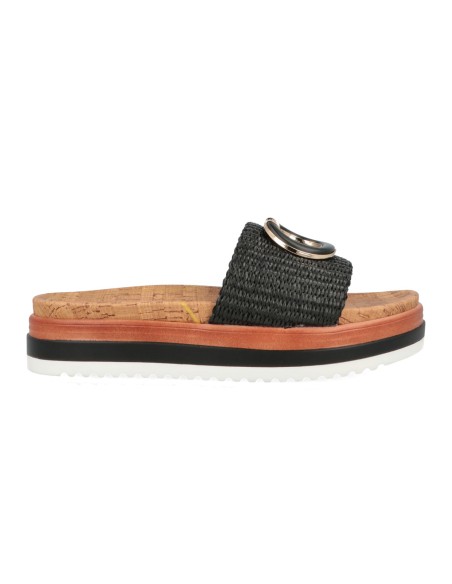 Jeep Grace Raffia women's slipper in woven fabric